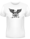 Infringed White T-shirt/ Black Print
