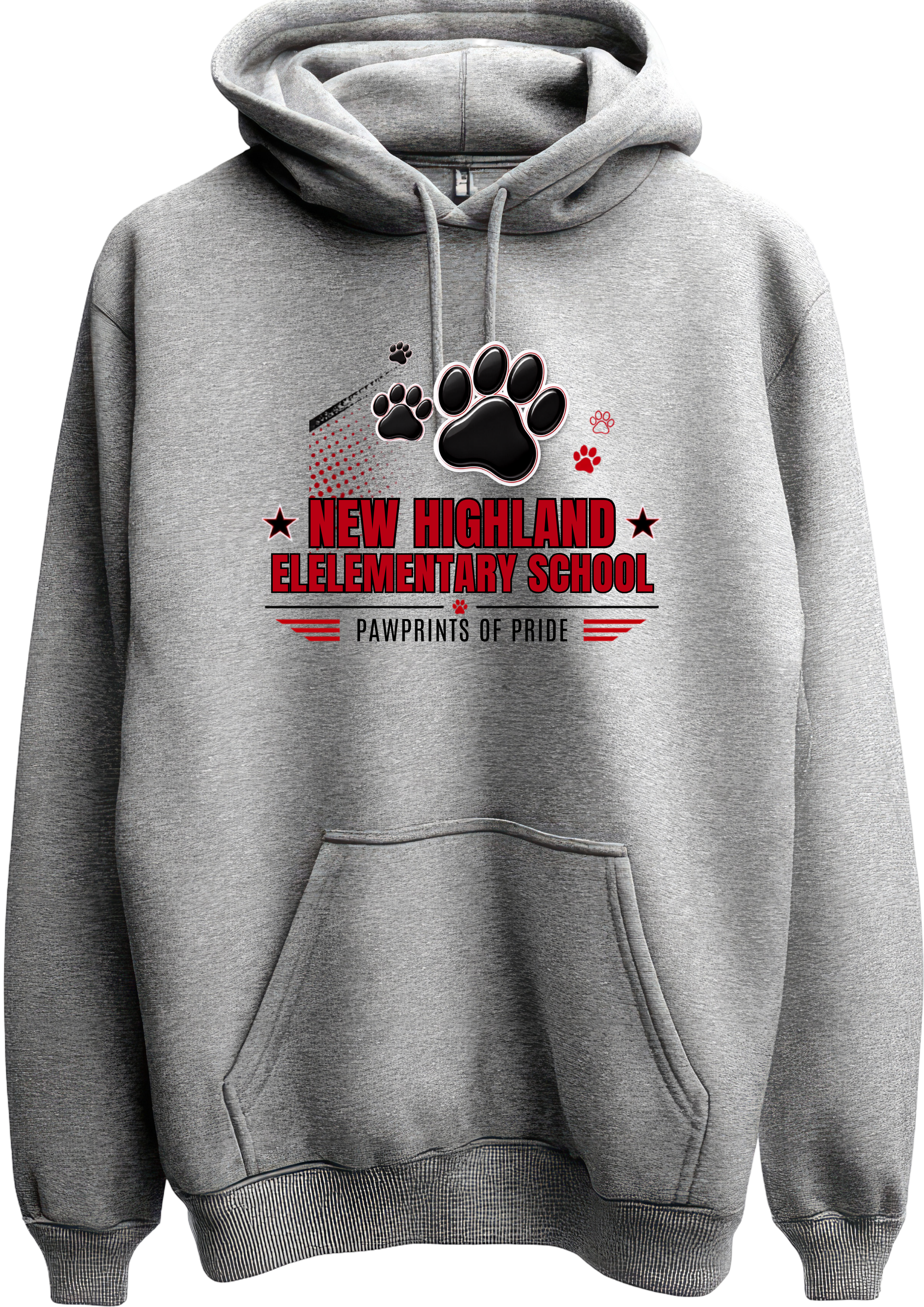 New Highland Long Sleeve Fleece Hoodie