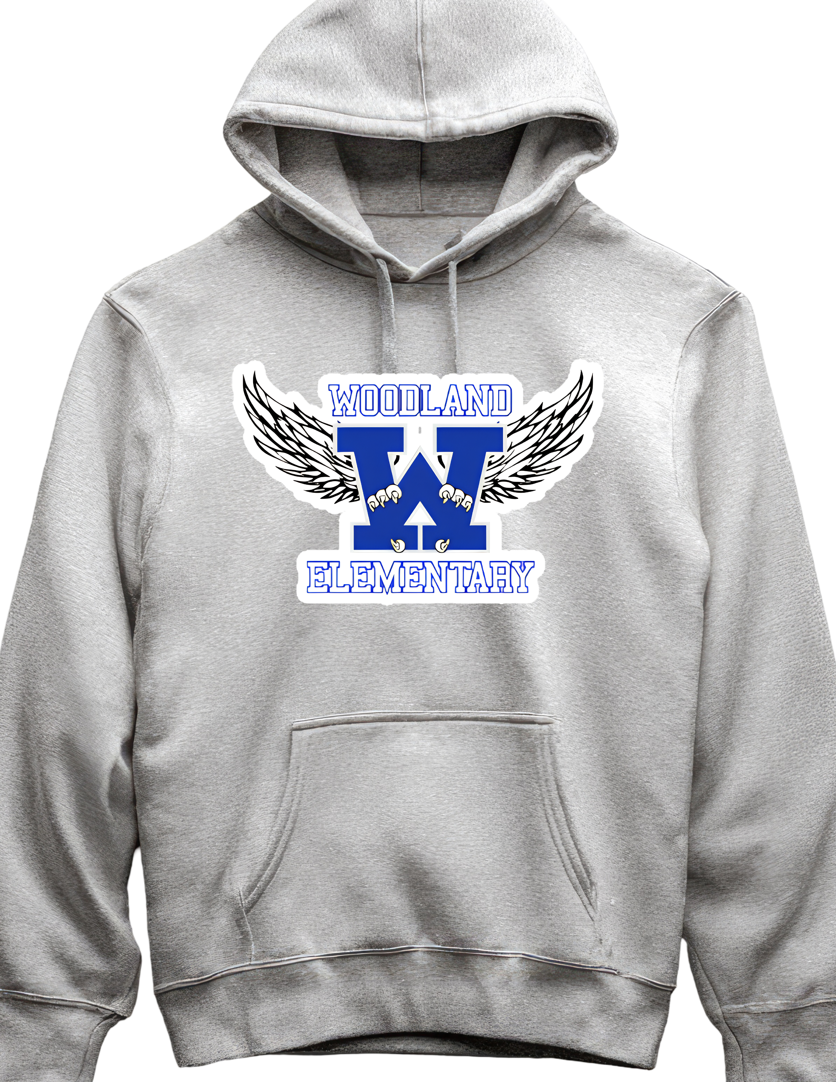 Woodland Long Sleeve Fleece Hoodie